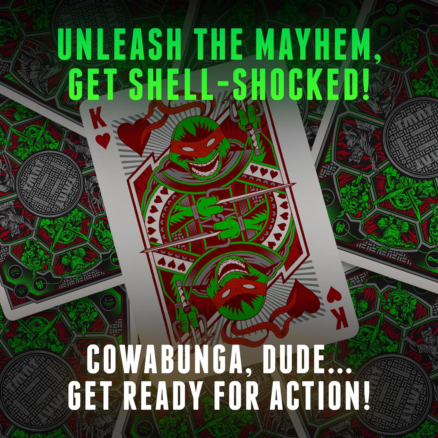 Theory11 Teenage Mutant Ninja Turtles Playing Cards – TMNT Premium Deck