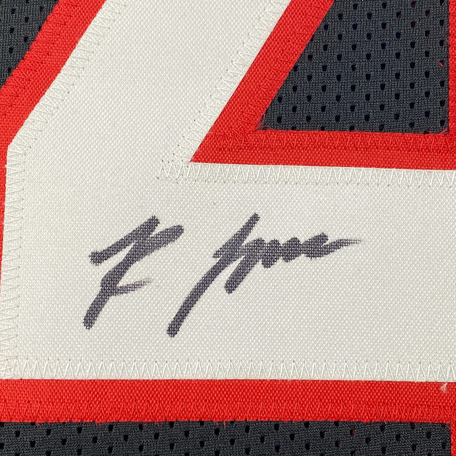 Framed Autographed/Signed Rondale Moore 35x39 Arizona Black Football Jersey JSA COA
