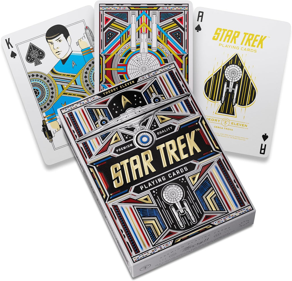 Theory11 Star Trek Light Edition Playing Cards – Premium Galaxy Deck