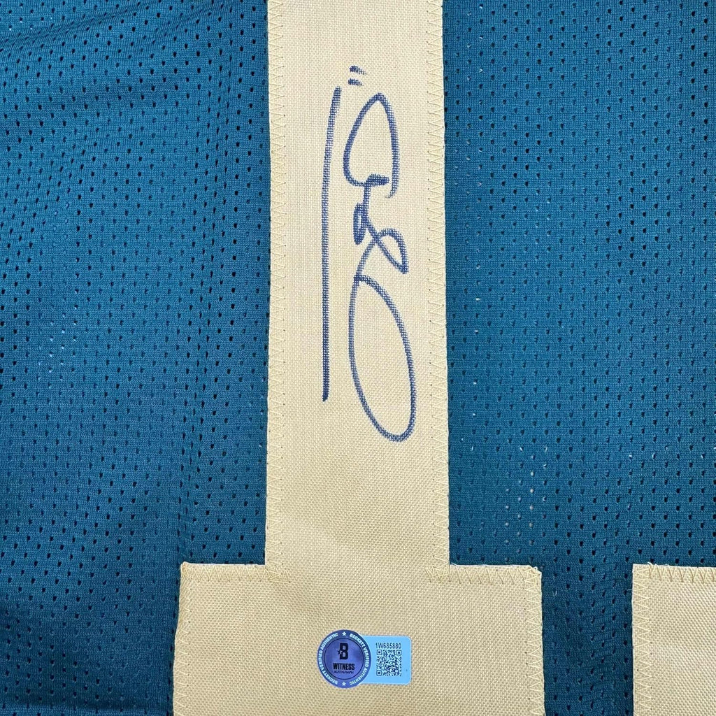Framed Autographed/Signed Jayden Reed 35x39 Green Bay Color Rush Football Jersey Beckett BAS COA