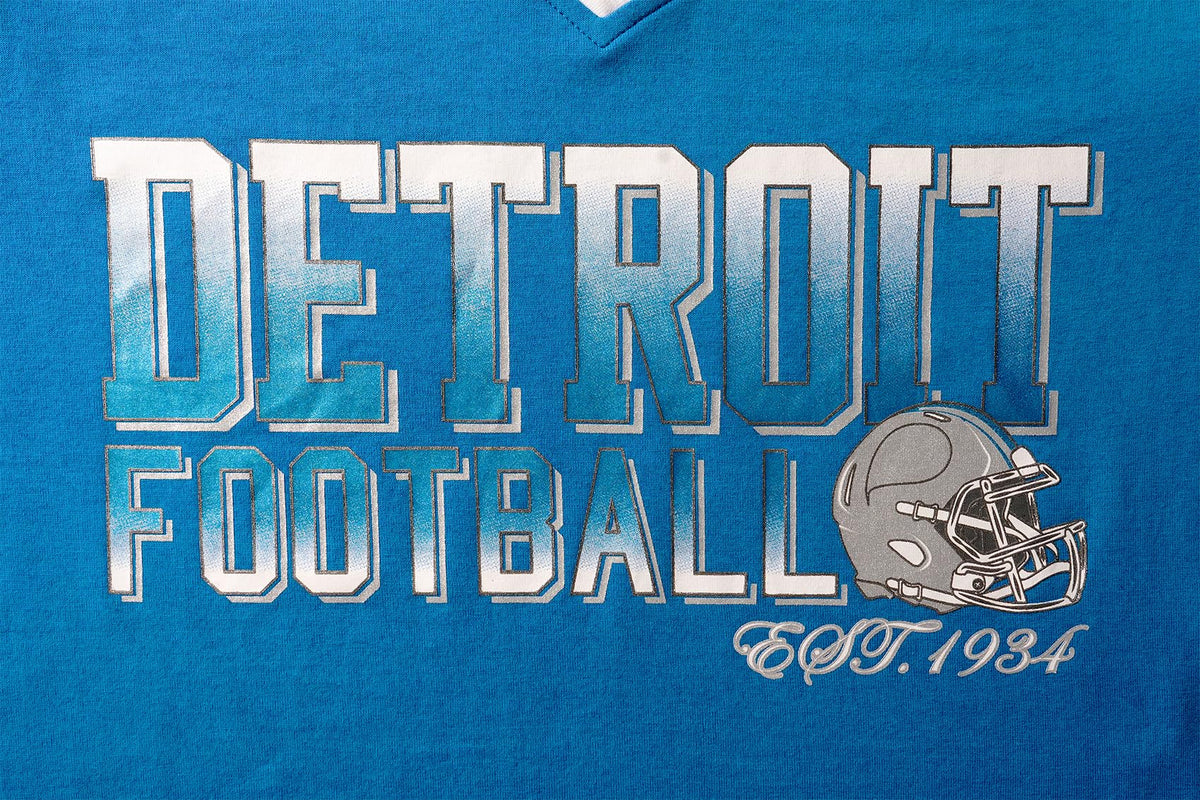Simapak Women's Detroit Football Raglan T-Shirt, Size M