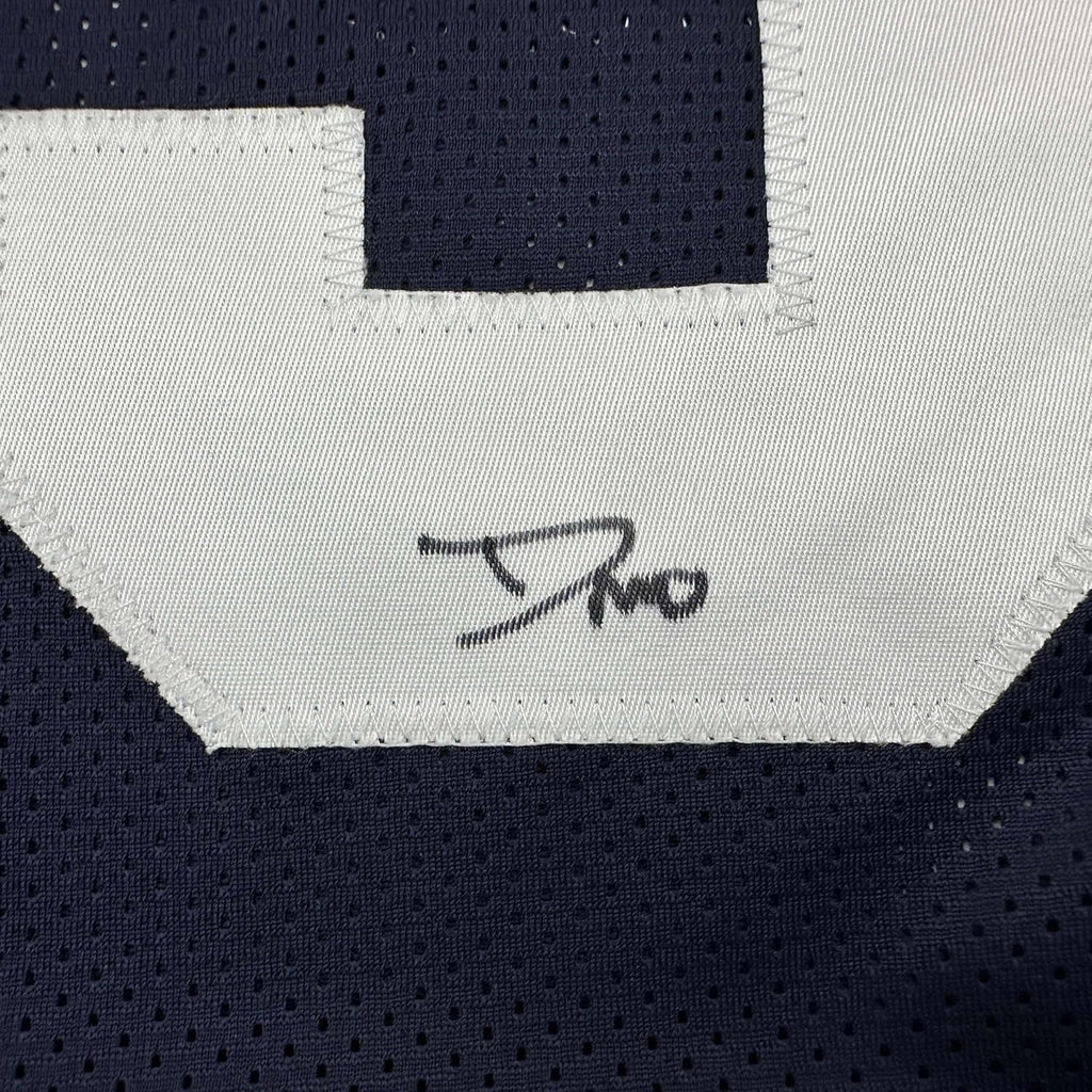 Framed Autographed/Signed DeMarvion Overshown 35x39 Dallas Thanksgiving Day Football Jersey JSA COA