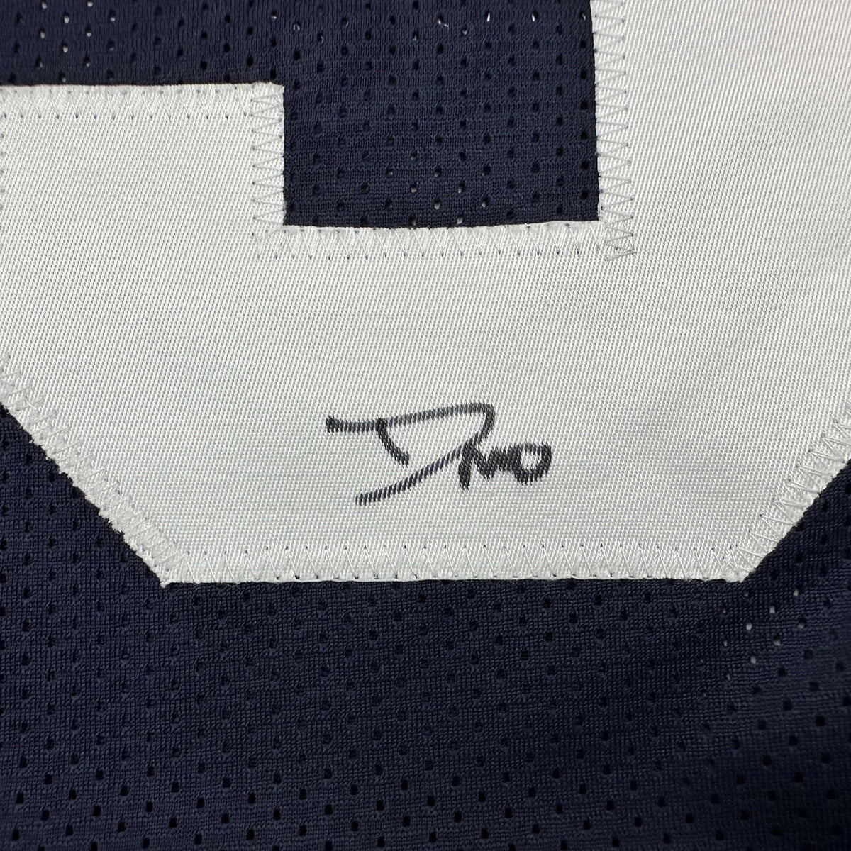 Framed Autographed/Signed DeMarvion Overshown 35x39 Dallas Thanksgiving Day Football Jersey JSA COA