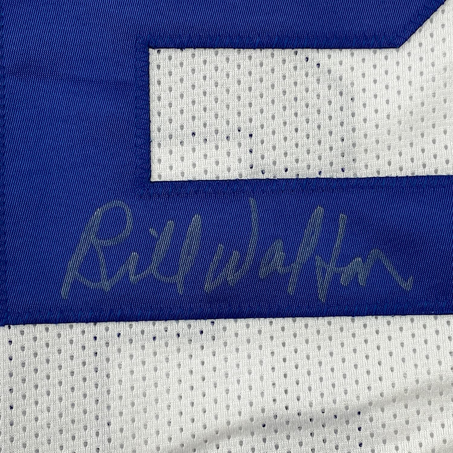 Framed Autographed/Signed Bill Walton 35x39 UCLA White College Basketball Jersey JSA COA