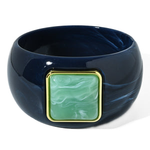 Deep Blue And Emerald Green