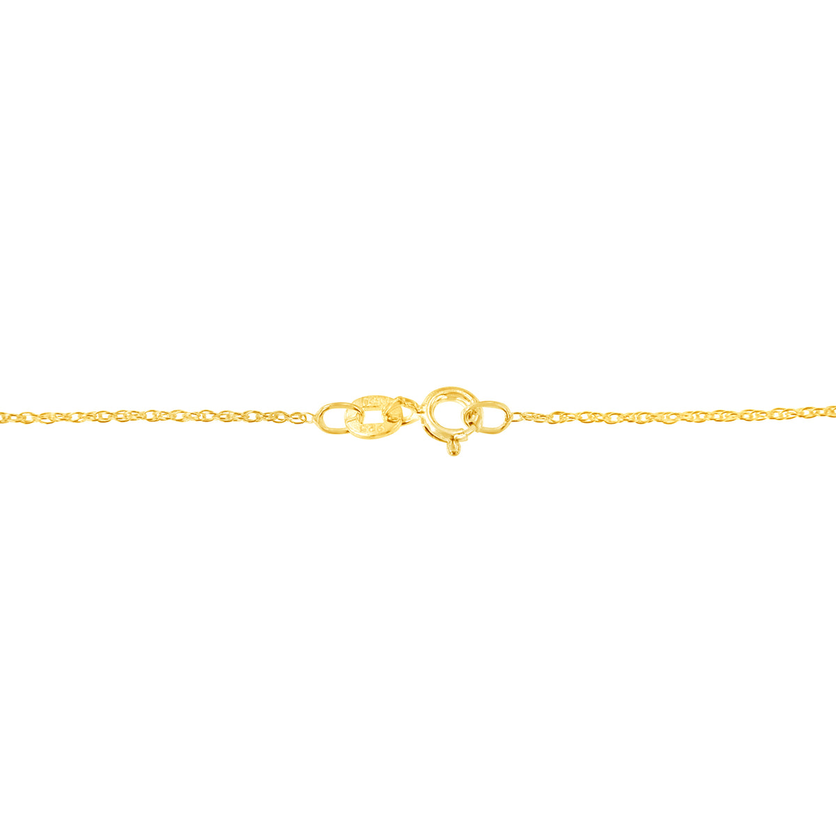 10K Yellow Gold 1/4 cttw Prong Set Round-Cut Diamond Open Heart 18" Pendant Necklace (K-L Color, I1-I2 Clarity)