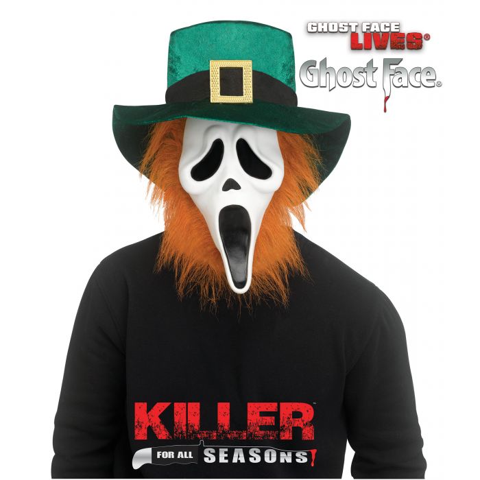 Ghost Face St Patrick's Adult Mask