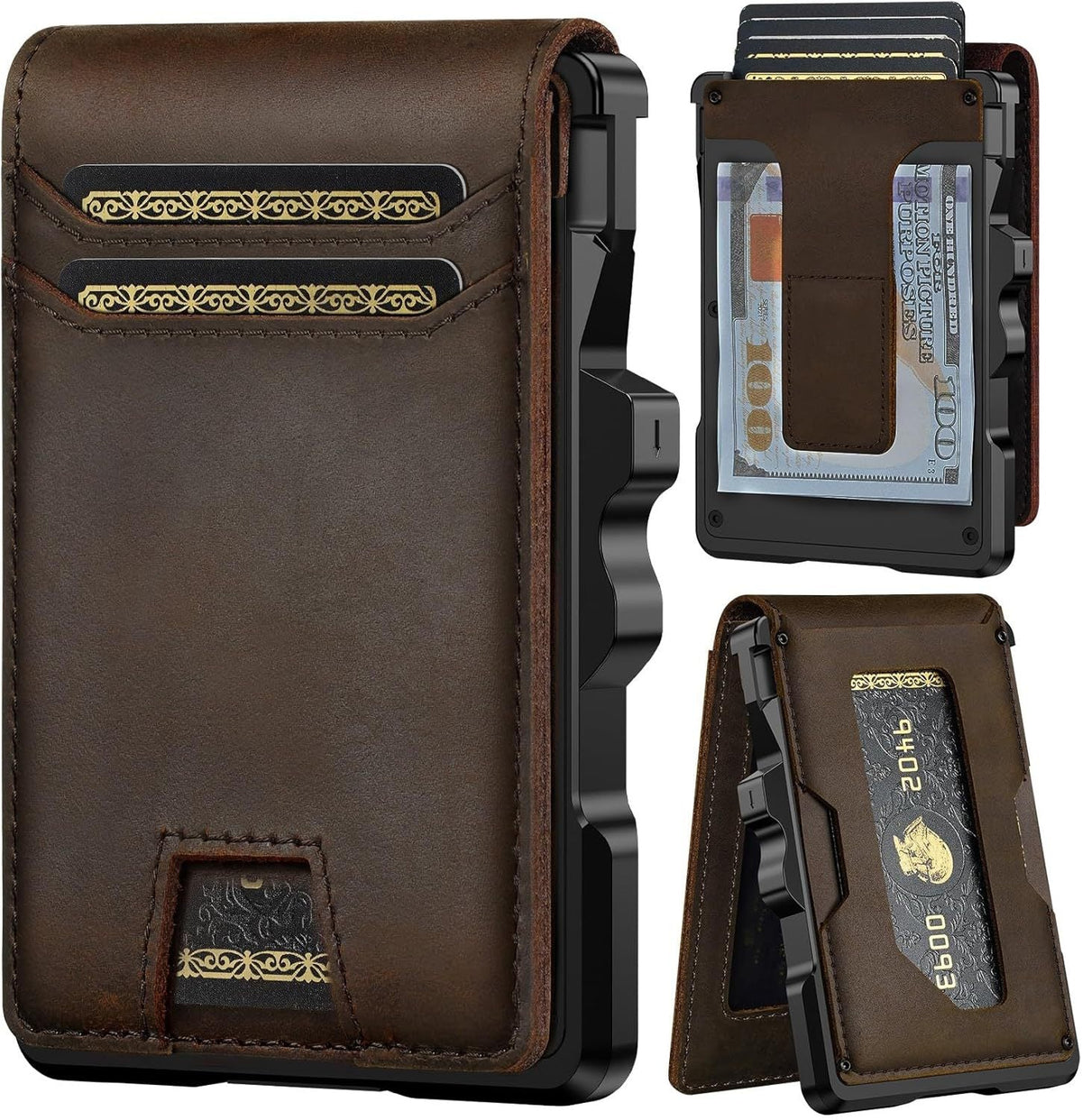 Anti-Scan Metal Card Holder European And American Style