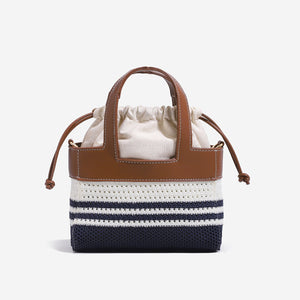 Dark Blue White Brown