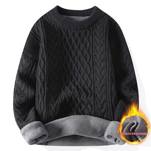 Black Round Neck Cashmere