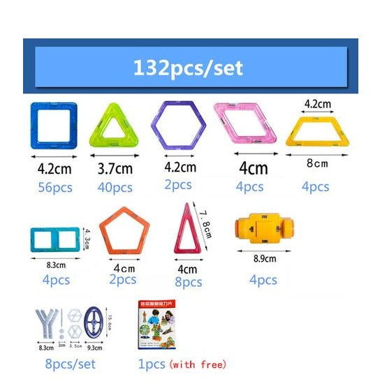 Mini Magnetic Building Pieces