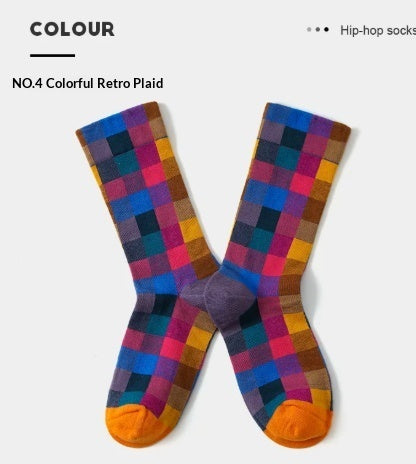 French Creative Socks Illustration Art Socks For Men And Women Couples