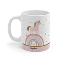 Pink Rainbow Mug | Sparkle Like a Unicorn | Personalized Name