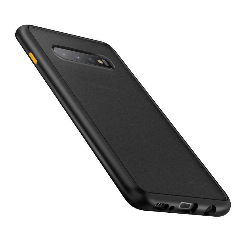 New Samsung s10 mobile phone case matte feel silicone drop