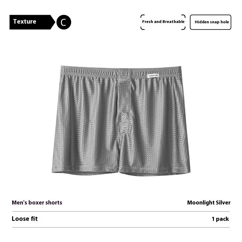 Ice Silk Arrow Pants Nylon Ice Silk Men's Boxers