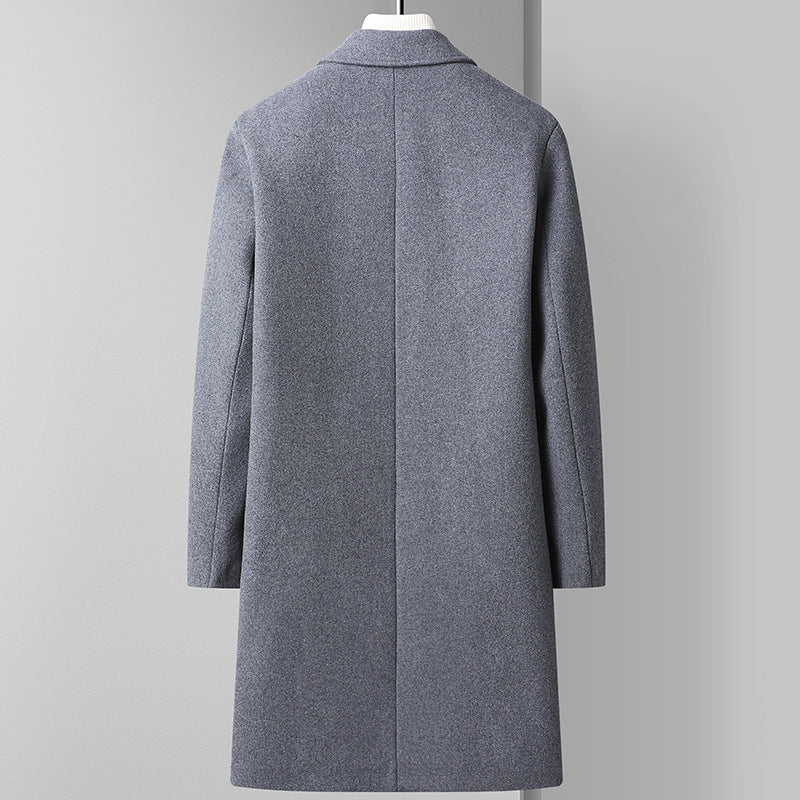 Woolen Coat Men's Business Korean Version
