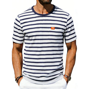 Striped Navy Blue