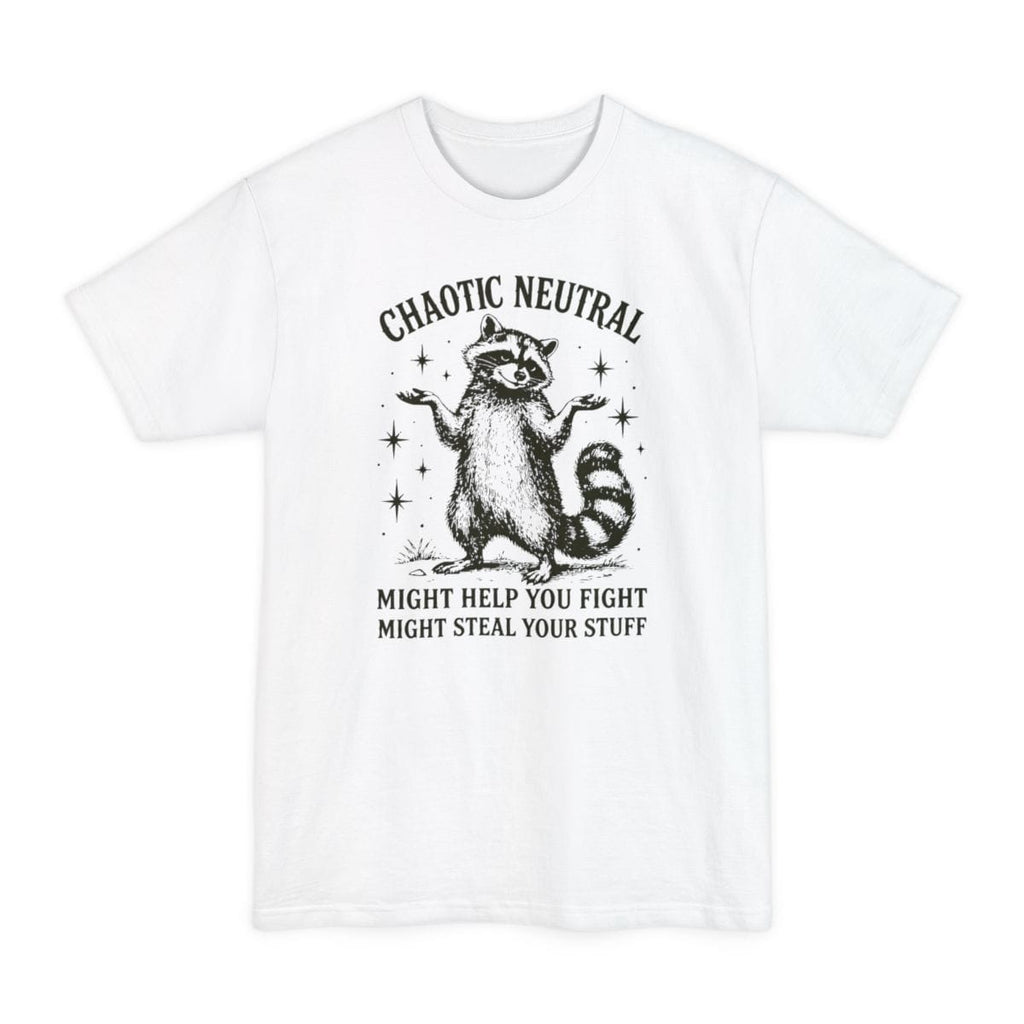 Chaotic Neutral Raccoon Tall T-Shirt
