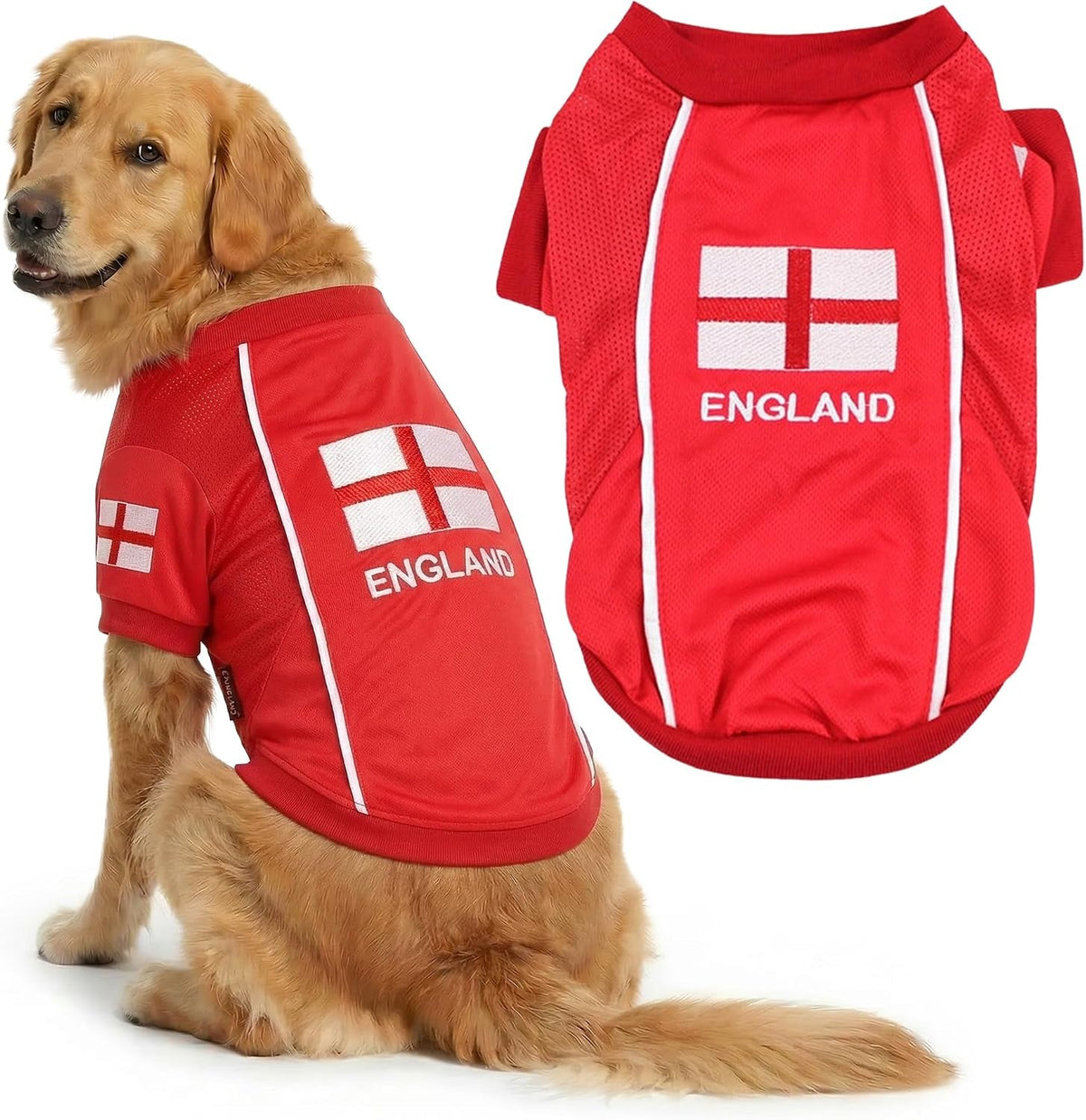 Parisian Pet Breathable Mesh Soccer Jersey for Dogs, XS–5XL