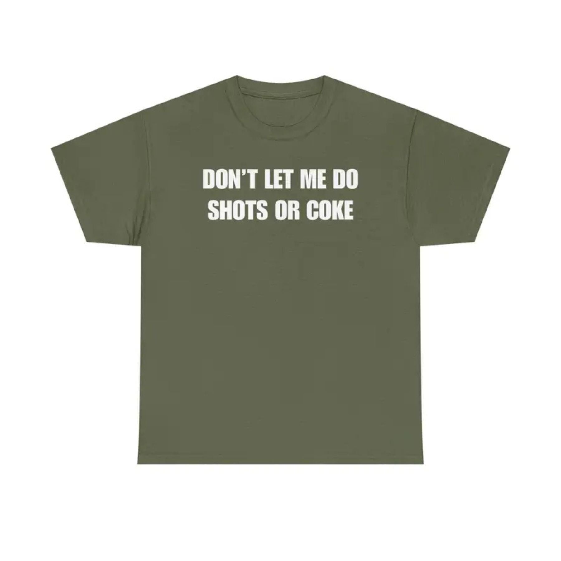 "Don't Let Me" Funny Drinking T-Shirt – Sarcastic Party Graphic Tee, Unisex Cotton Humor Shirt