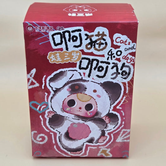 Baby Three Dogs & Cats - Card Confirmed Cheese Yellow Dog