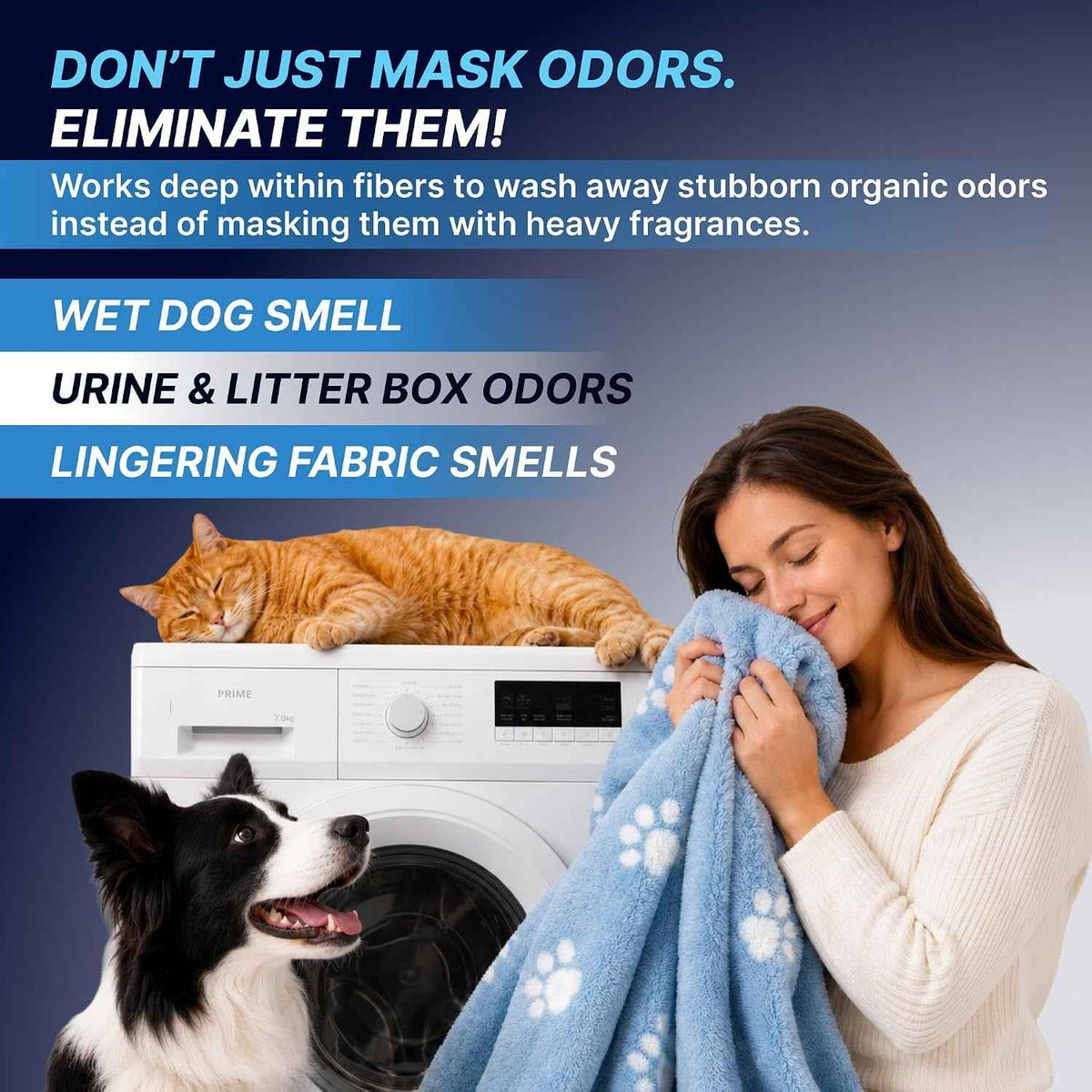 Enzyme Pet Laundry Detergent Powder, 70 Loads