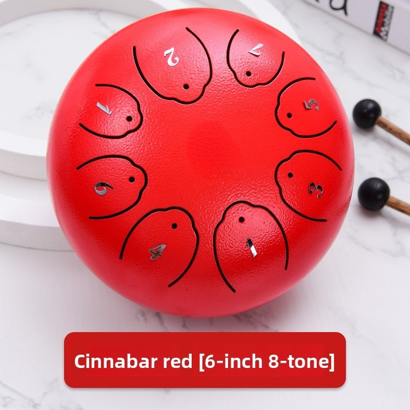 Series 6-Inch 8-Note Steel Tongue Drum