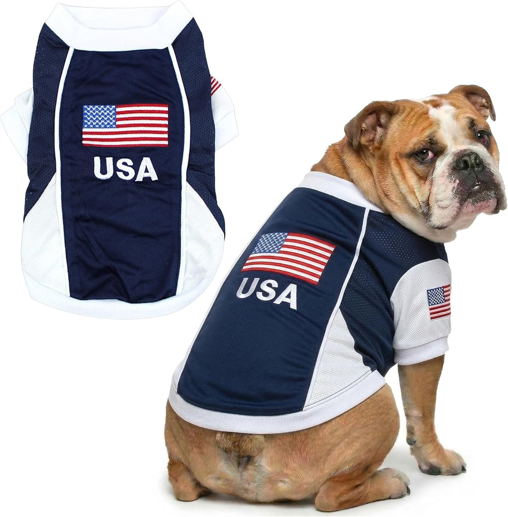 Parisian Pet Breathable Mesh Soccer Jersey for Dogs, XS–5XL