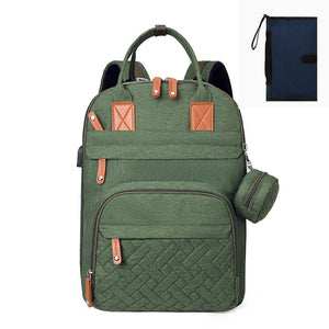 Green With diaper pads