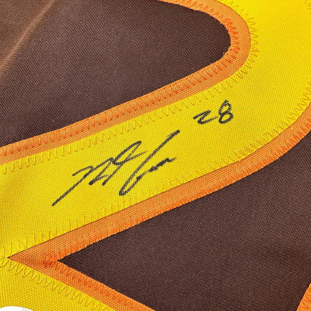 Framed Autographed/Signed Nolan Arenado 35x39 2016 All-Star Game Brown Baseball Jersey JSA COA