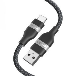 Anker USB-A to USB-C Cable (3 ft / 6 ft, Upcycled-Braided)