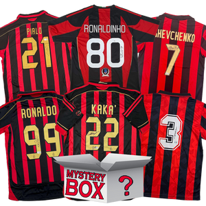 AC Milan Autographed/Signed Soccer Jersey Mystery Box with PSA JSA or Beckett COA