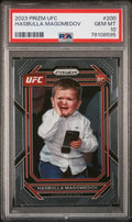 Graded 2023 Panini Prizm UFC Hasbulla Magomedov #200 Rookie RC UFC MMA Card PSA 10 Gem Mint