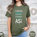 A Veces I Forget What Language T-Shirt – Funny Spanish Quote Graphic Tee, Unisex Cotton Shirt