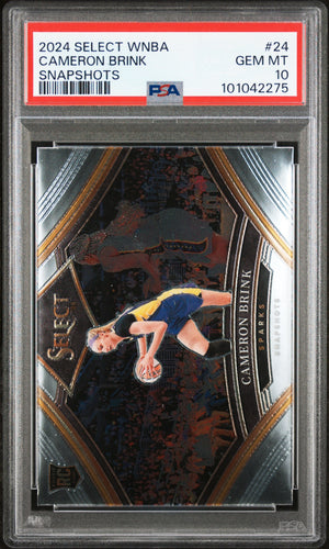 Graded 2024 Panini Select WNBA Cameron Brink #24 Snapshots Rookie RC Basketball Card PSA 10 Gem Mint