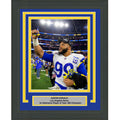 Framed Aaron Donald Los Angeles Rams 8x10 NFL Football Photo