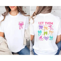Aesthetic "Let Them" Graphic Tee – Trendy Empowerment Quote Shirt
