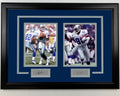 Framed Troy Aikman and Michael Irvin Dallas Cowboys 17x23 Dual Football Photo