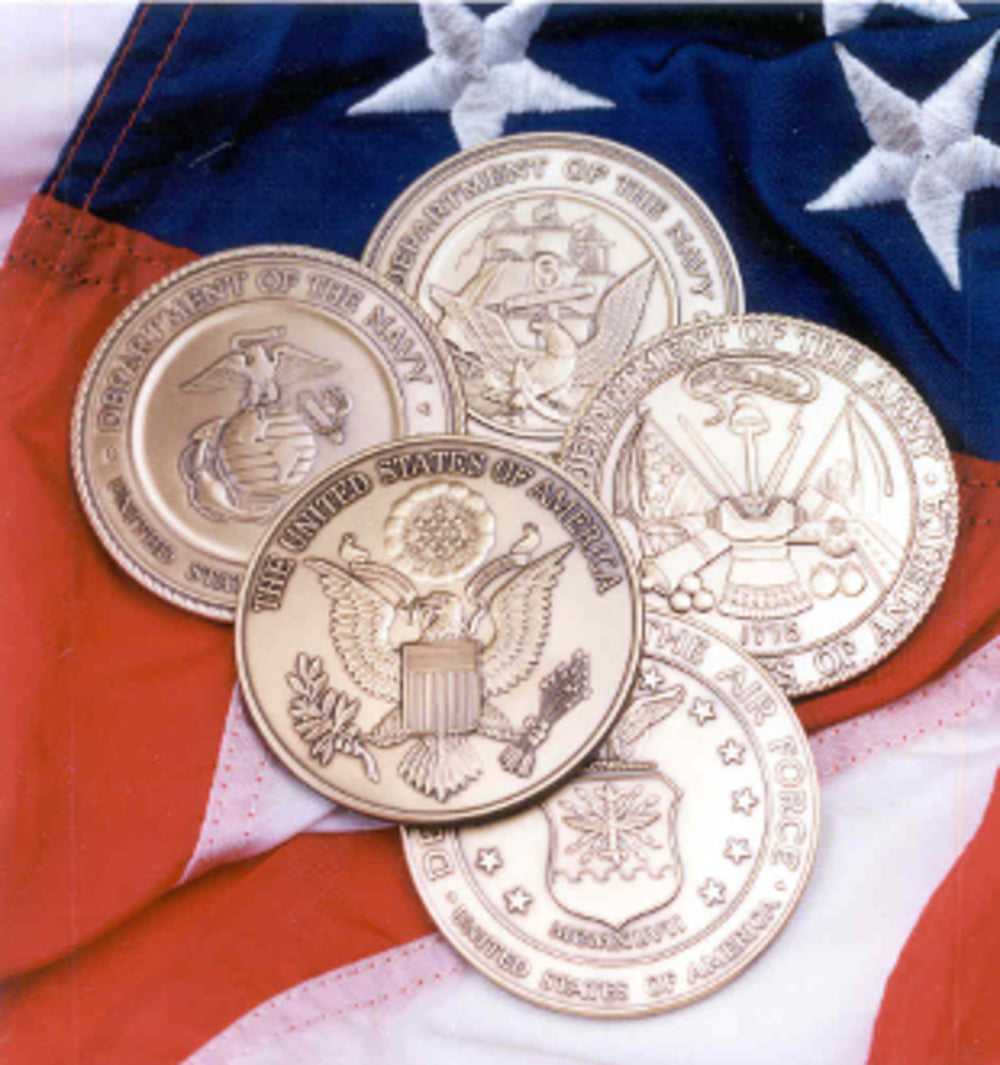 Air Force Service Medallion, Air Force Brass Medallion