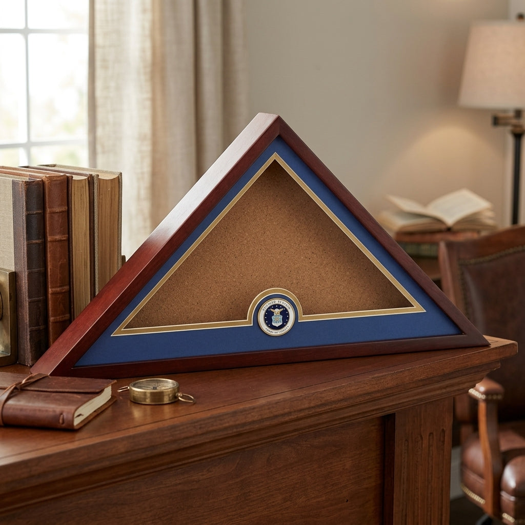 Flag Connections United States Air Force Interment Burial Flag Display Case