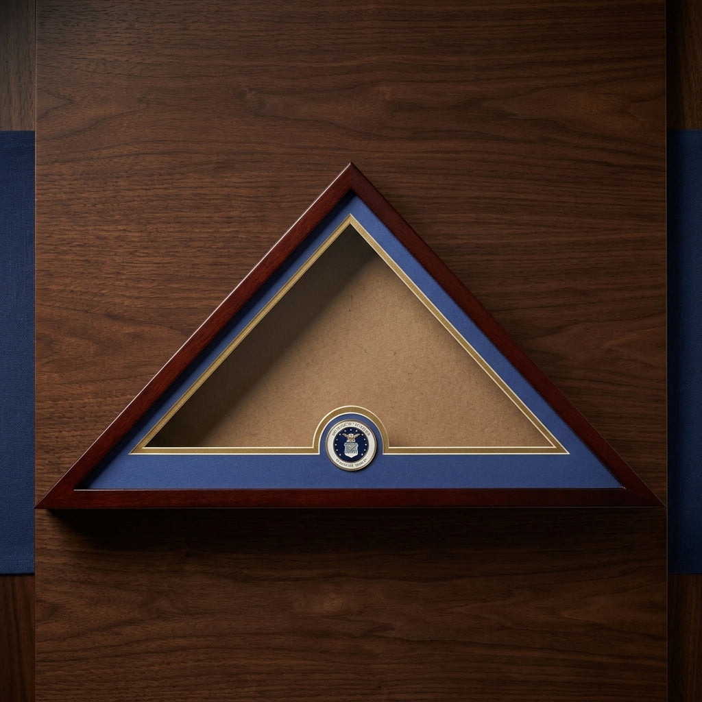 Flag Connections United States Air Force Interment Burial Flag Display Case