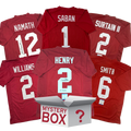 Autographed/Signed Alabama University College Football Jersey Mystery Box with PSA JSA or Beckett COA