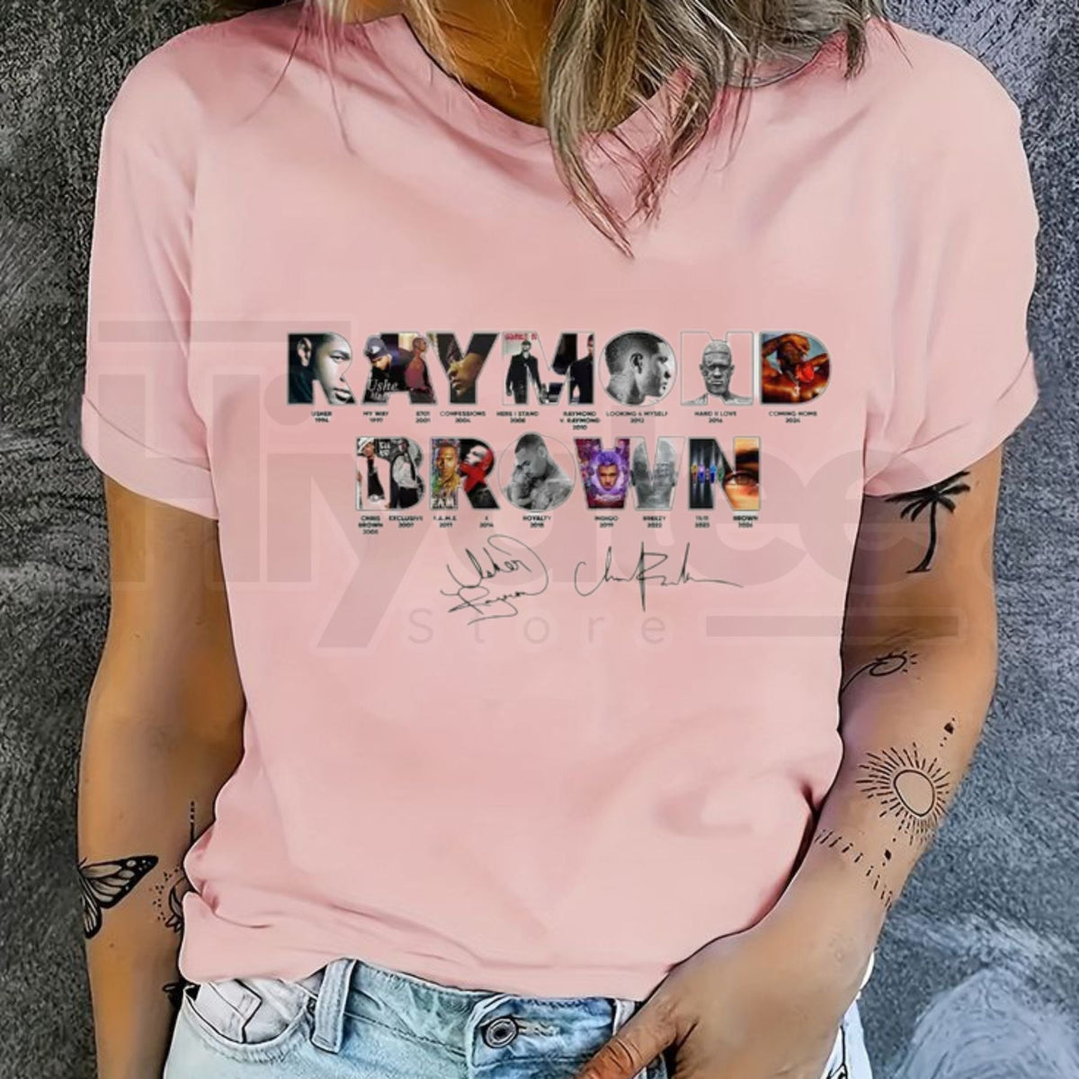 "Album Tracklist" – Funny Sarcastic Music Aesthetic Graphic Top