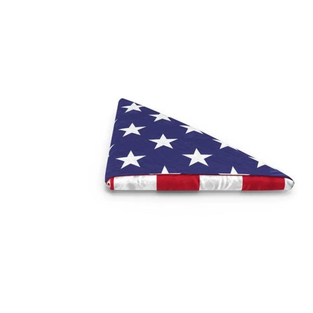 American Flag 5ft x 9.5ft Cotton by Valley Forge, Memorial of US forces.