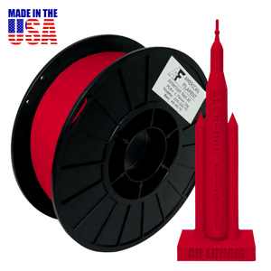 American Red AF PLA+ 3D Printer Filament, 1.75 mm Diameter Made in the USA!