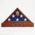 Flag Case Pedestal For 5 x 9.5 Flag - Burial Flag