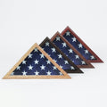 Capitol Hill Flag Case- 4 x 6 flag Display Case, Walnut Finish