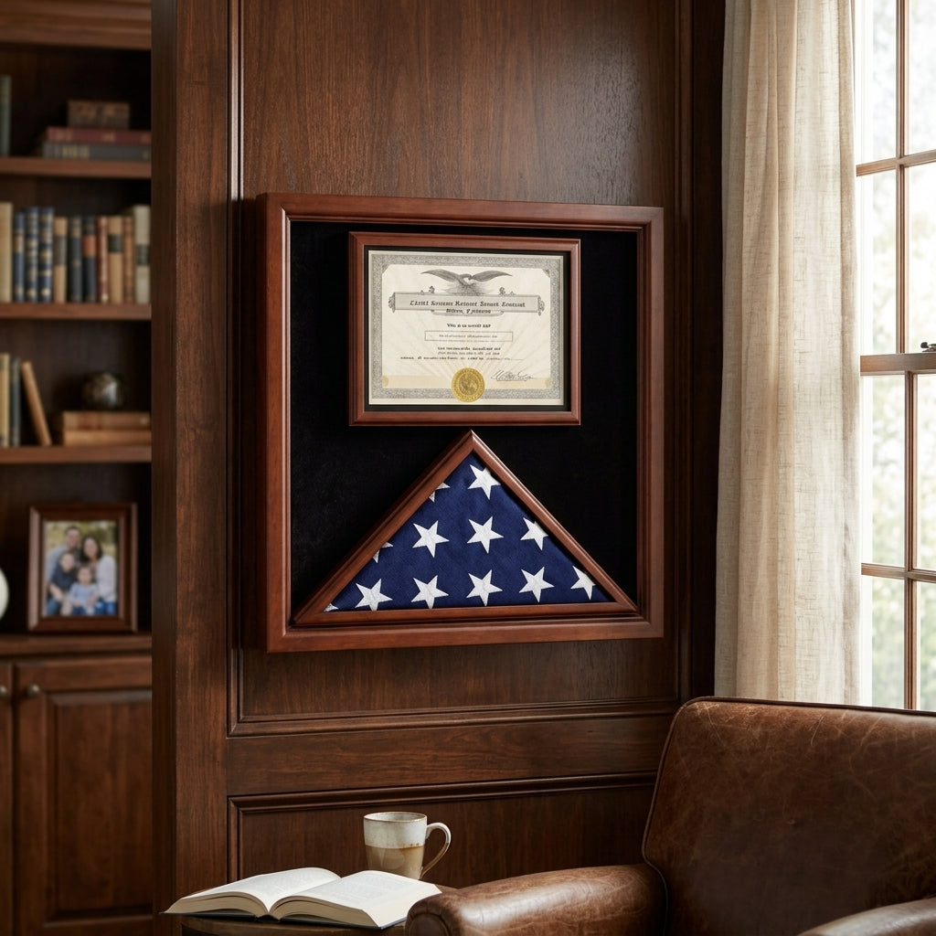 Flag and Certificate Case,Flag Display Cases and certificate holder