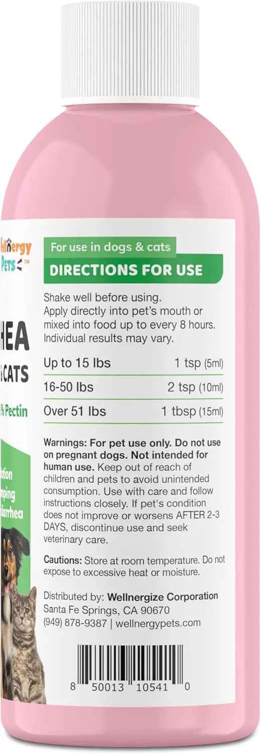 Anti Diarrhea Liquid for Dogs with Kaolin, 4 Oz