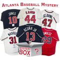 Autographed/Signed Atlanta Baseball Jersey Mystery Box with PSA JSA or Beckett COA